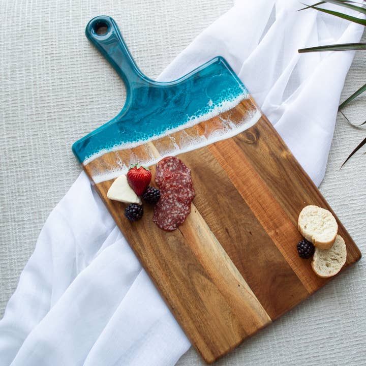 Lynn & Liana Designs - Wholesale Cheese Board - Resin Cheese / Charcuterie Board - Large 10"x20" NO TARIFFS!14