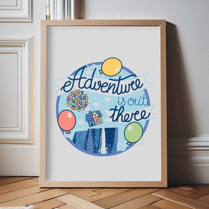 L'avventura è là fuori, stampa di La Barbuda per la vendita all'ingrosso da parte di La Barbuda - No U.S. custom fees