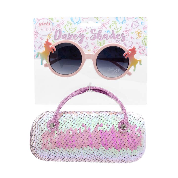Kids Sunglass Combo Set With Case Unicorn Girls Fashion and other Purchase Wholesale clear sunglass case. Free Returns & Net 60 Terms on Faire trending on Faire.
