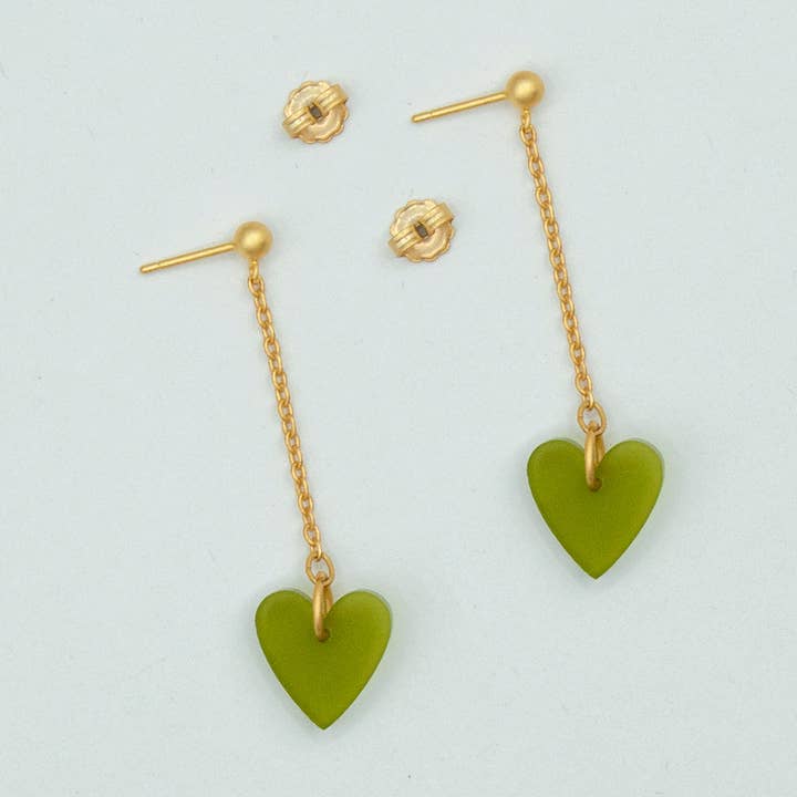 Brincos Verdes Boom Boom por atacado de Materia Rica ☀️