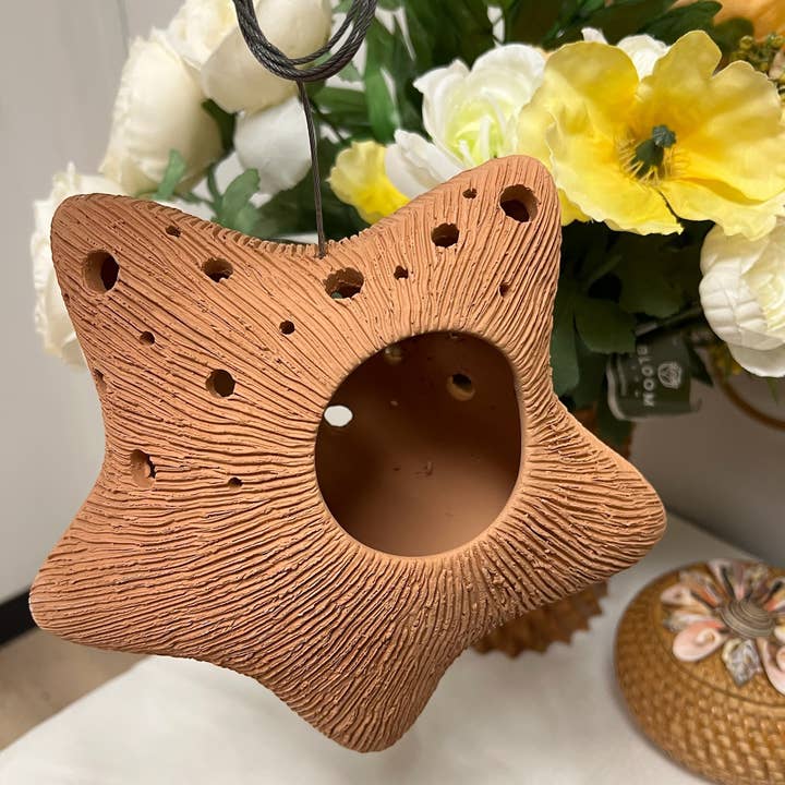 Handicraft Heaven - Wholesale Hanging Planter - Handmade Terracotta Hanging Planter: Unique Sculptural Shape14