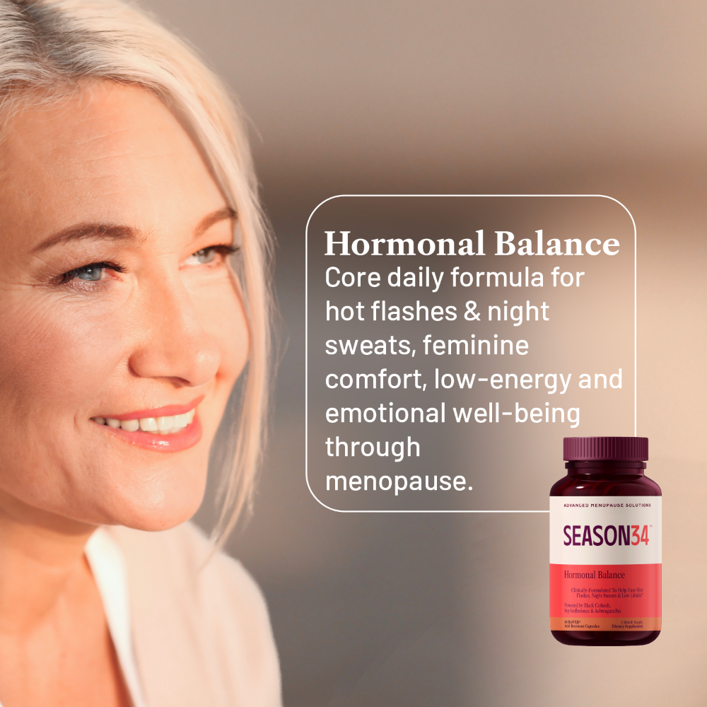 SEASON34 - Wholesale Oral Supplement/Vitamin - Menopause Hormone Blend – Hot Flashes, Night Sweats & Libido3