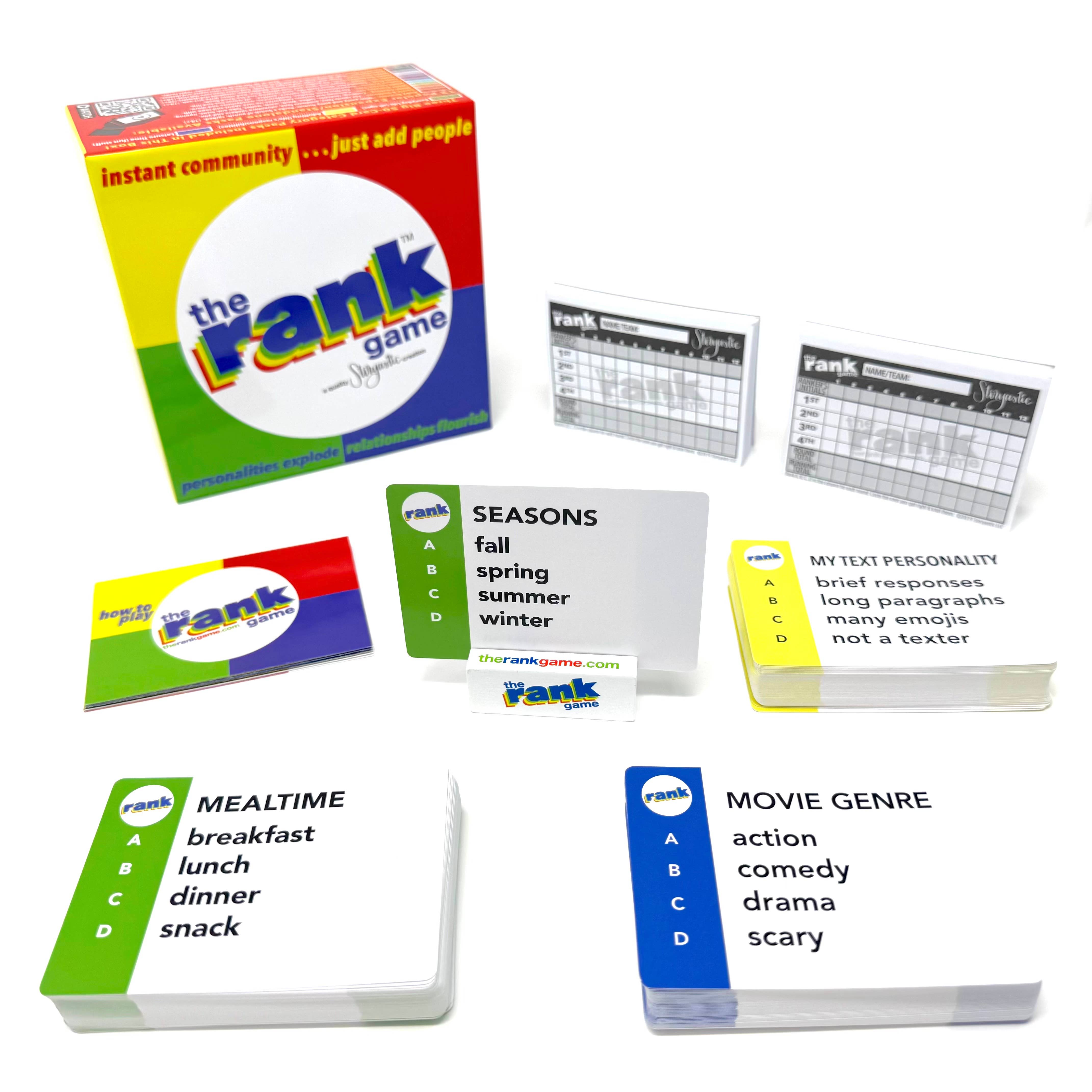 Storyastic - Venta al por mayor Juegos de cartas - El Juego de Rango🏆🏆Elección Favorita de ToyFair Nueva York +Otros Premios11