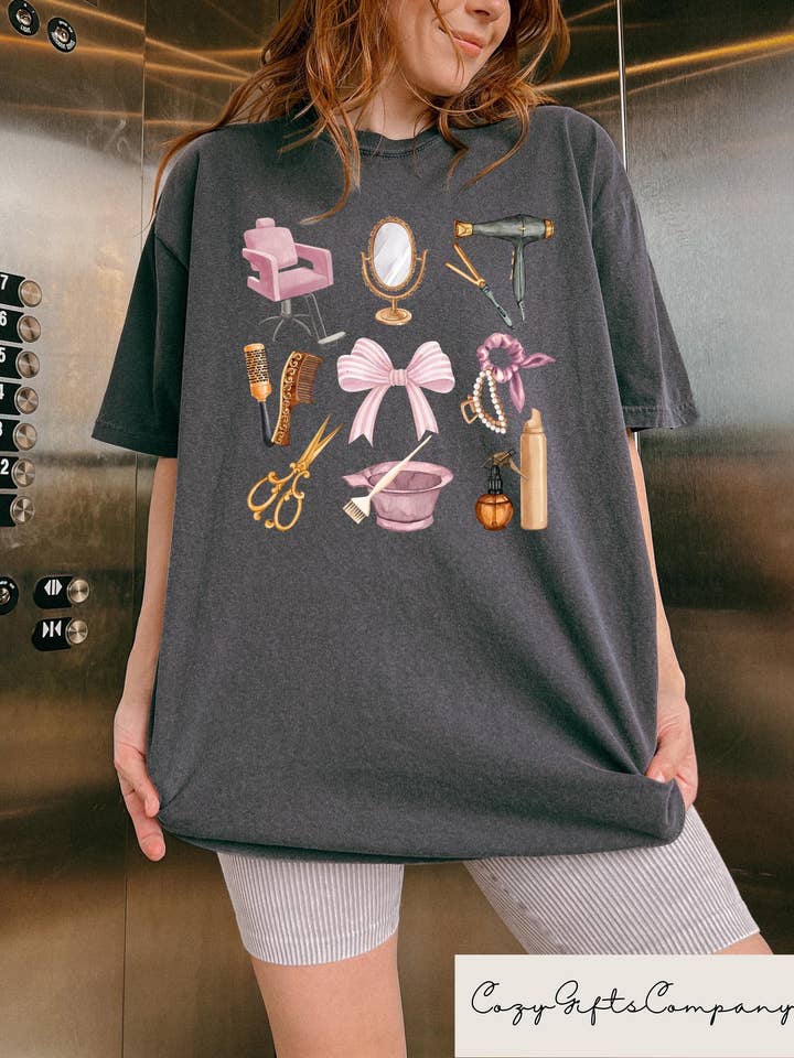 TheKingShirt - Wholesale Graphic Sweatshirt - Women's - Hair Stylist Shirt - Gift For Hair Dresser Or Therapist1