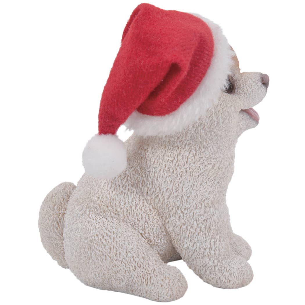 Pacific Trading - Vente Décoration de Noël - Chiot Poméranien de Noël Boo1