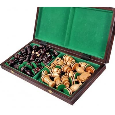 OriginalDesign – Jogo de tabuleiro por atacado – Conjunto de xadrez de madeira Modelo Royal 50x50 Conjuntos de xadrez 1071