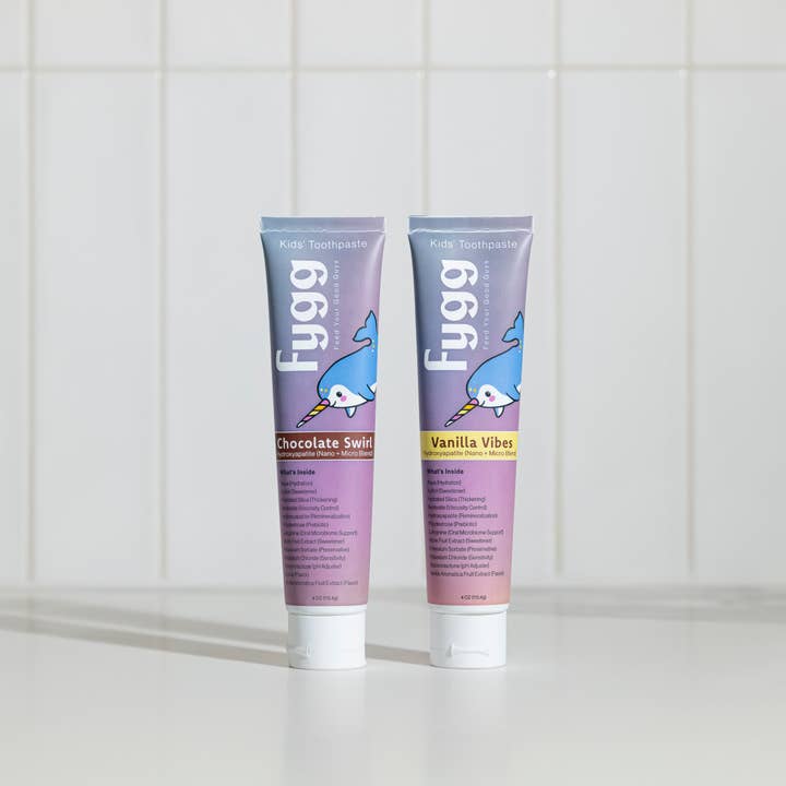 Fygg - Wholesale Toothpaste - Chocolate Swirl Nano-Hydroxyapatite Kids Toothpaste