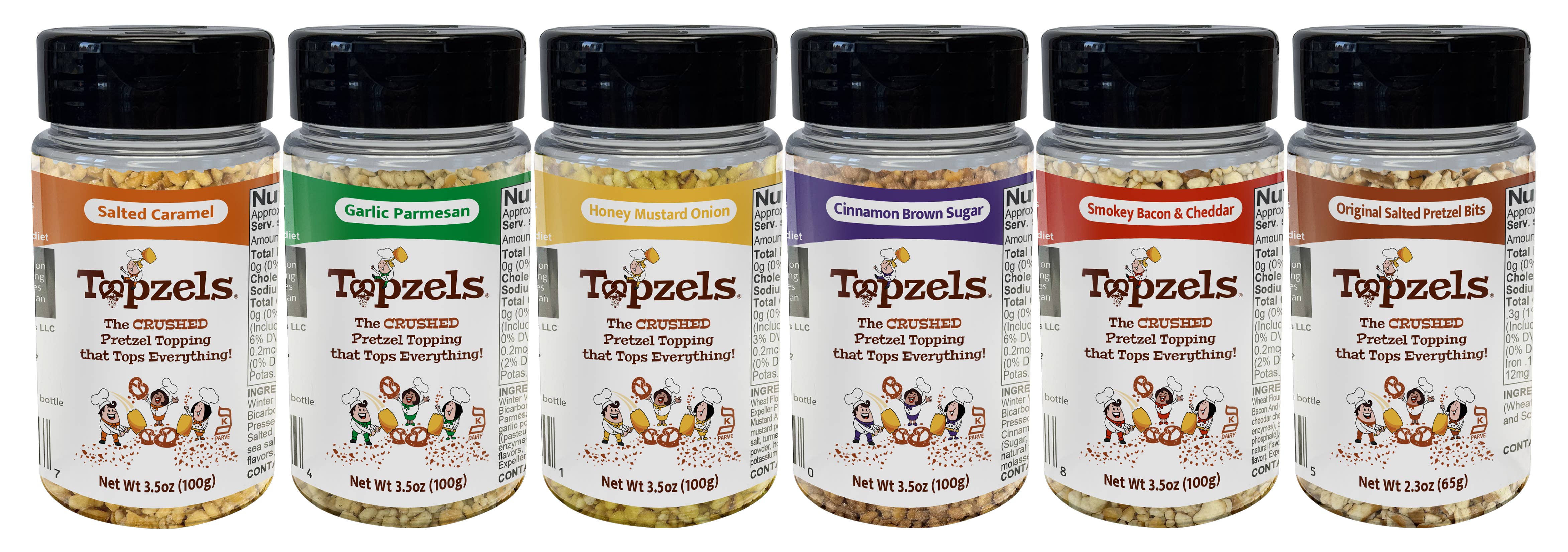 Pretzel Pete - Vente Mélanges sel et poivre - Topzels Morceaux de Bretzels Salés Originaux7