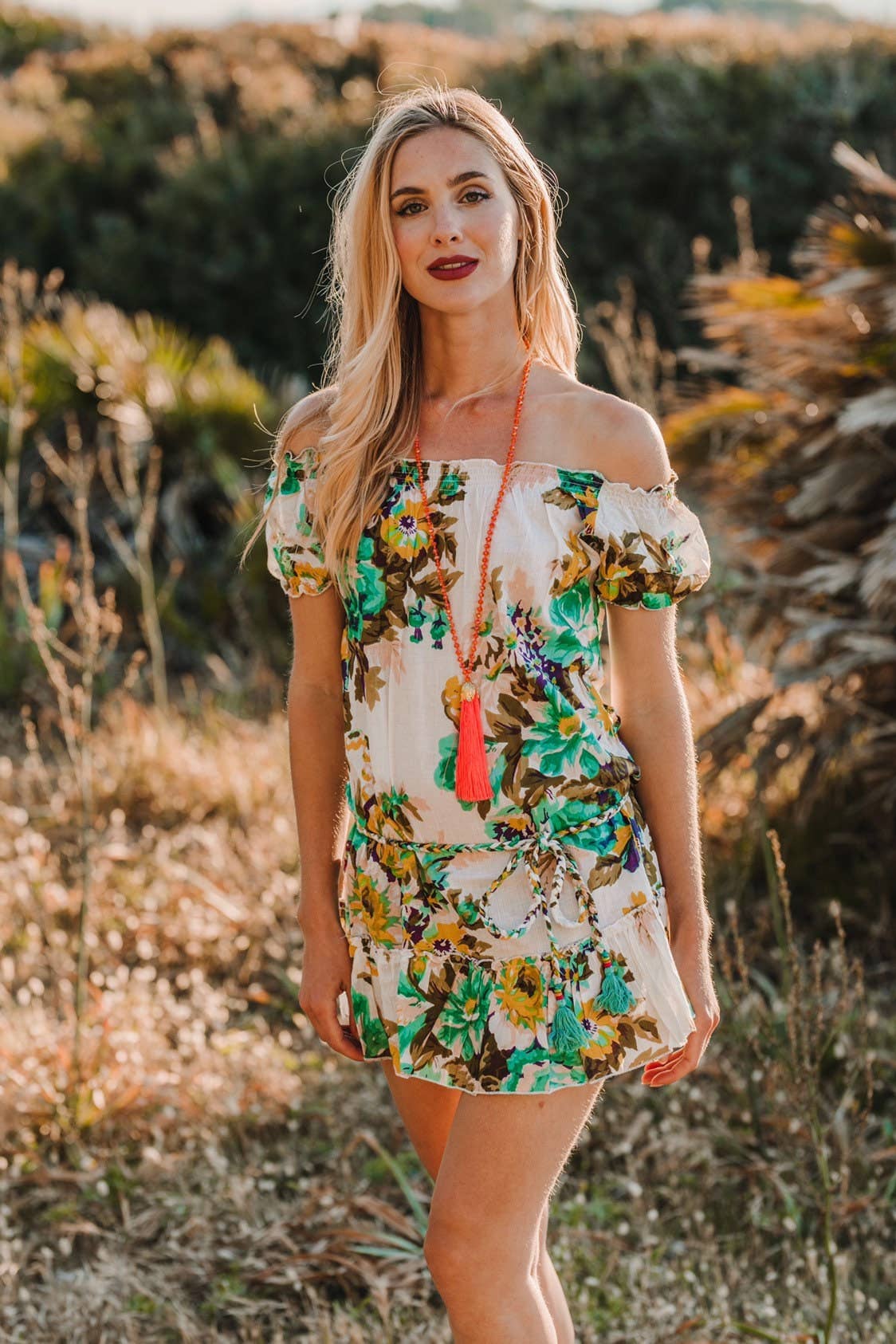 Miss Kitsch - Wholesale Dress - Women's - White Floral Cotton Short Summer Dress, Boho Summer Dress, Short Dress, Beach Dress, Tunic Dress, Holiday Dress, Cali Summer Dress8