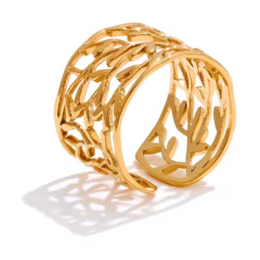Willow Cuff Ring for wholesale by Vie Jewelry