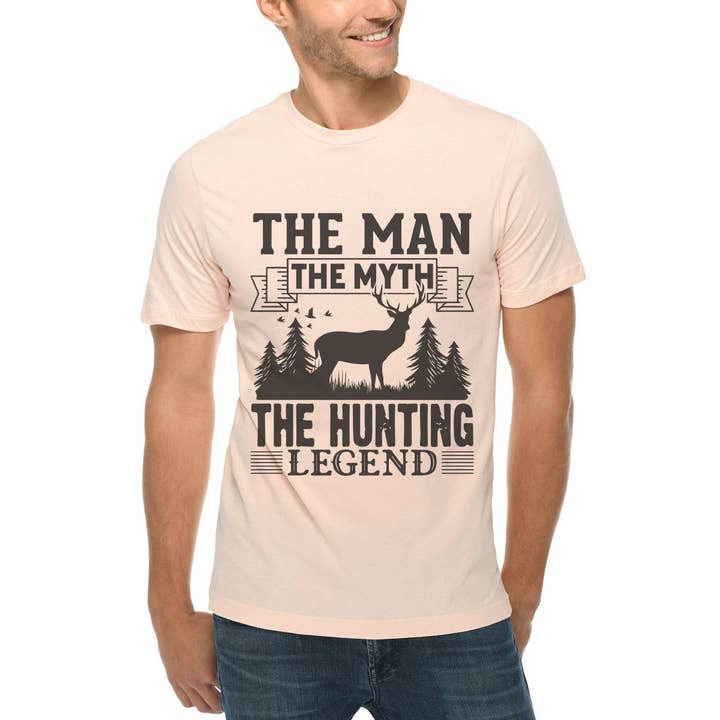 Hunting The Man The Myth T-Shirt für den Großhandel von Bella Me
