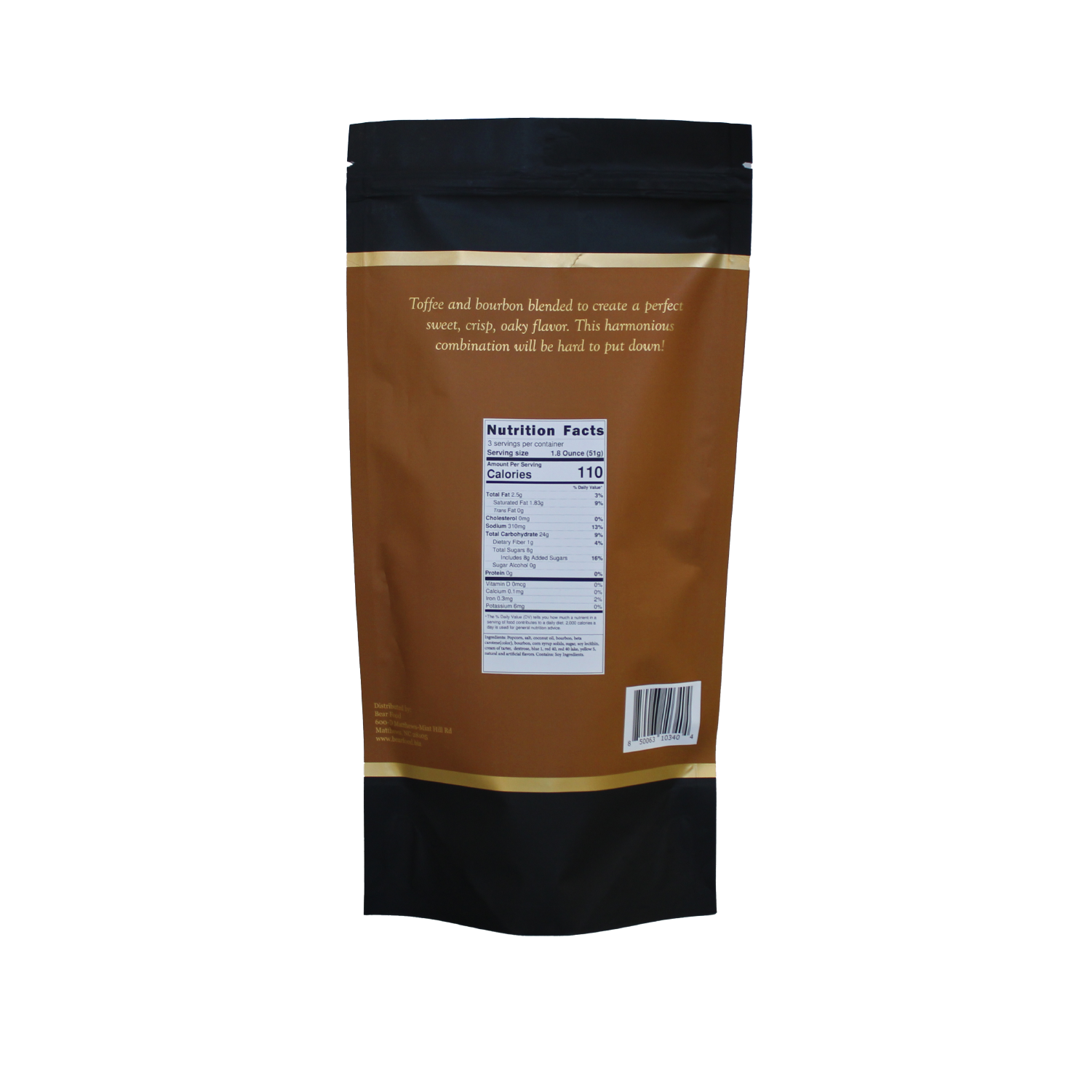 Bear Food - Wholesale Popcorn - Bourbon Toffee Gourmet Popcorn2