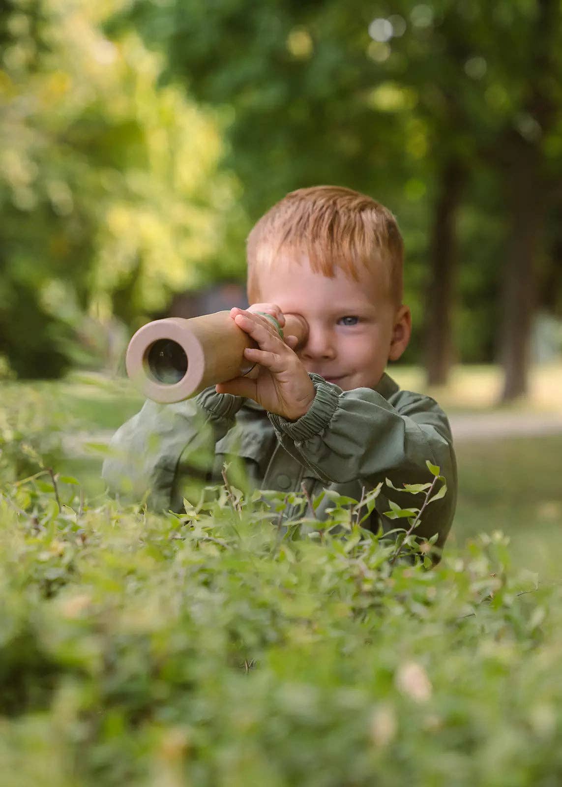 Coco Village – wholesale Teleskop/mikroskop - Barn – Trähandhållen Teleskop – 20x Zoom4