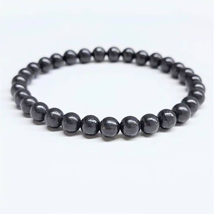 The Healing Sanctuary - Wholesale Beaded Bracelet - Shungite Beaded Bracelet 6mm0