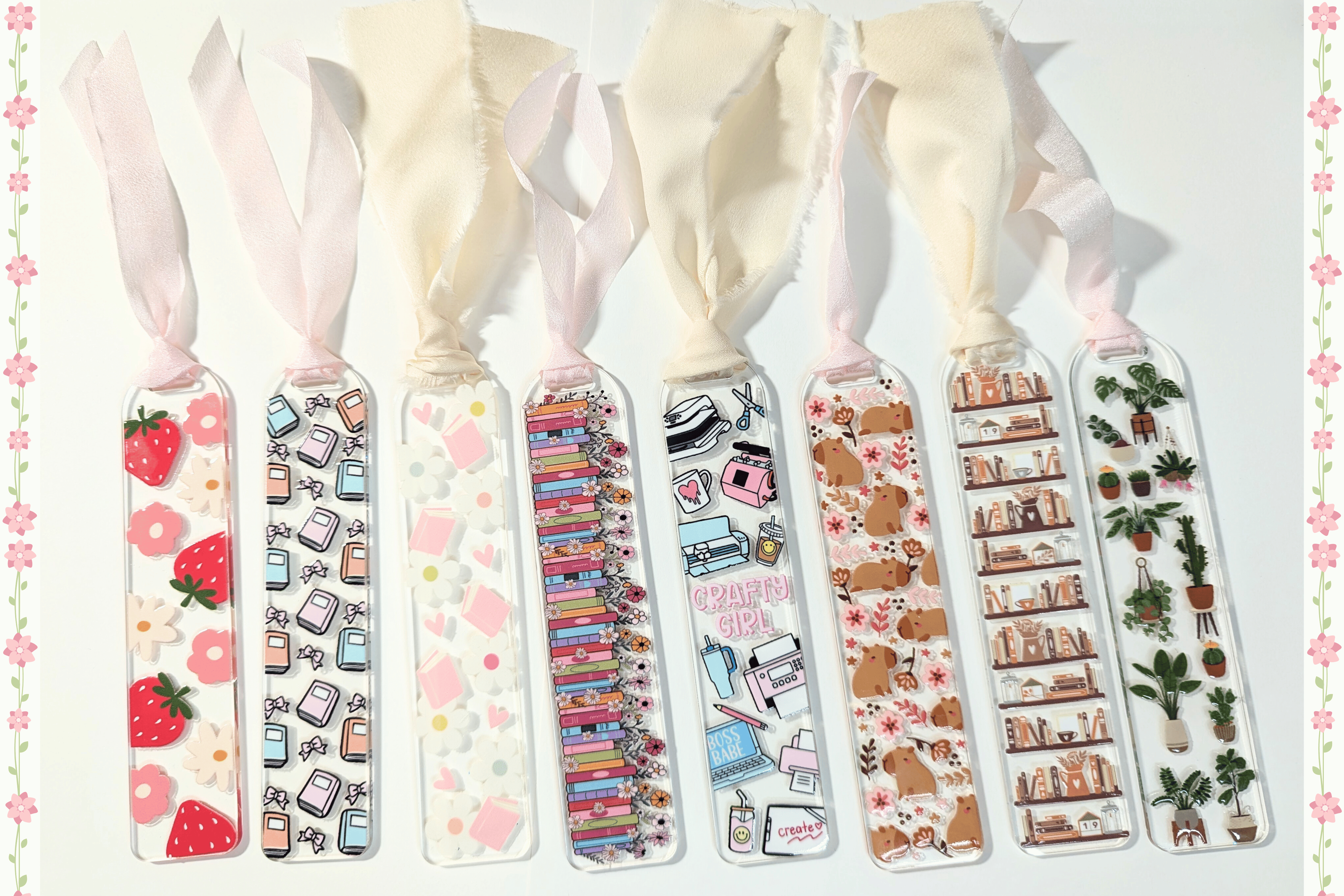 Elegance Create - Wholesale Bookmark - Spring Floral Bookmark10