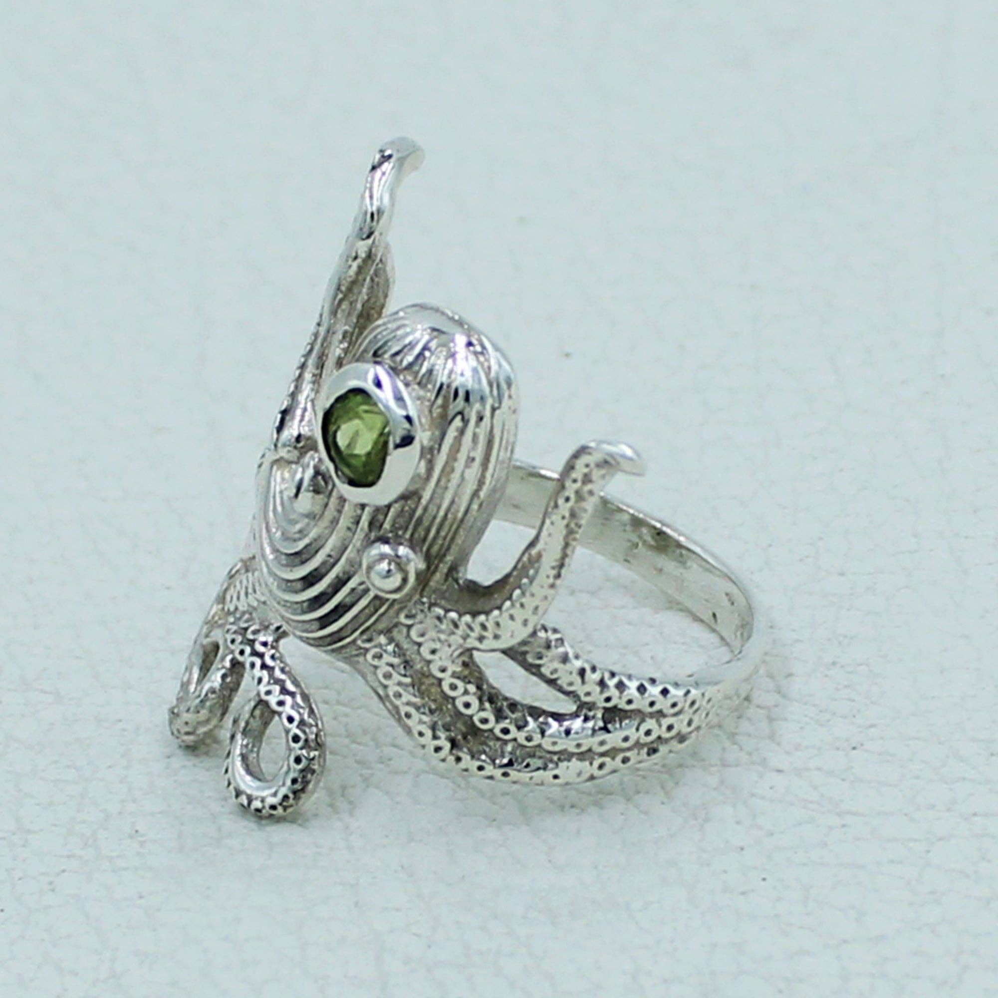 Silvex Jewelry – Engroshandel Statementring – Blækspruttering i 925 sterlingsølv9