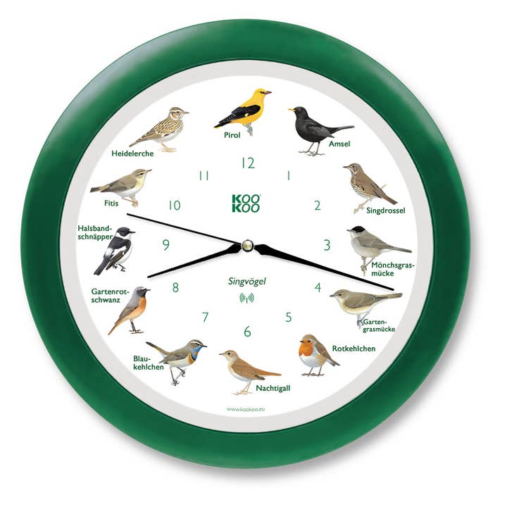 KOOKOO songbirds with RC wireless quartz movement for wholesale by KOOKOO EU