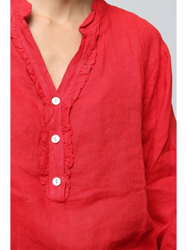 LÉA & LUC – wholesale Blouse – Women’s – 100% Linen Blouse REF. 664924