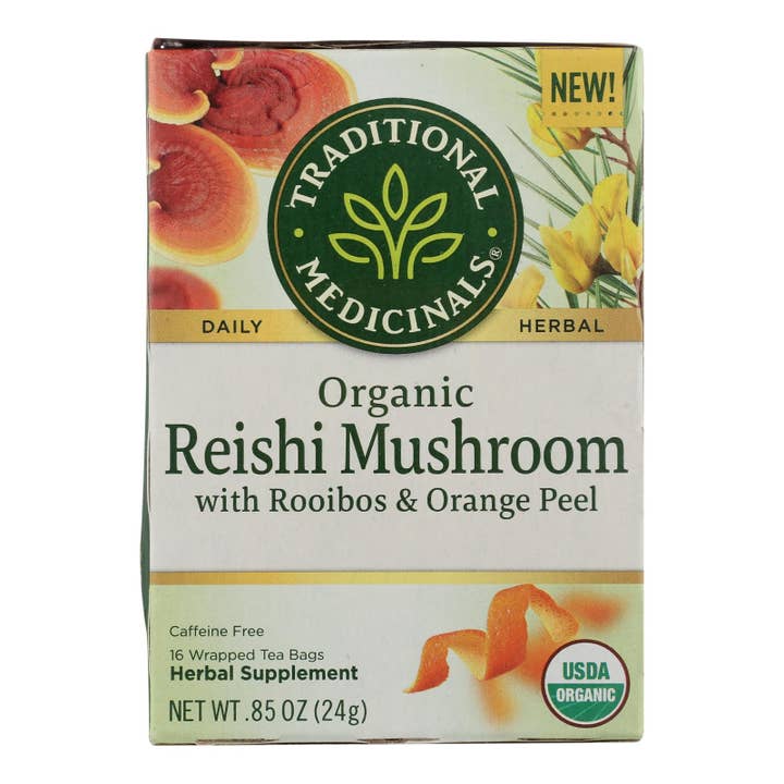 Ware Spark - Wholesale Health/Detox Tea - Traditional Medicinals - Tea Herbal Reishi - Case Of 6 - 16 Bag