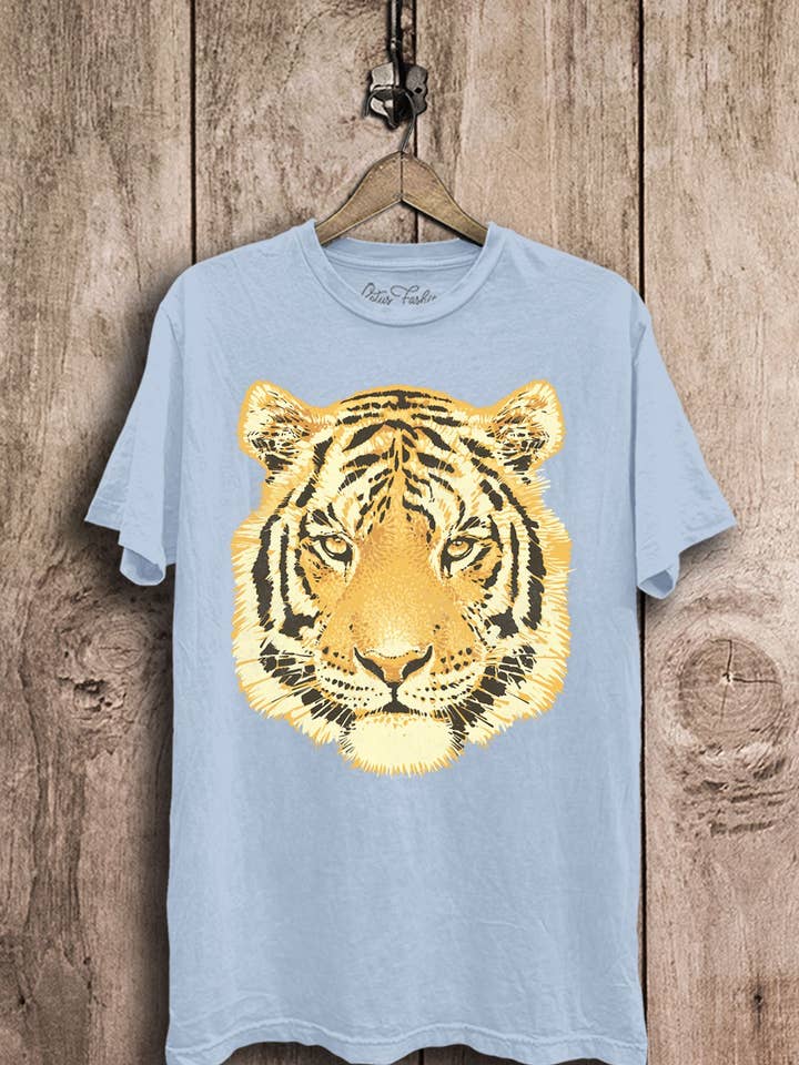 Tiger Face Graphic Top for wholesale by Lotus Fashion Collection