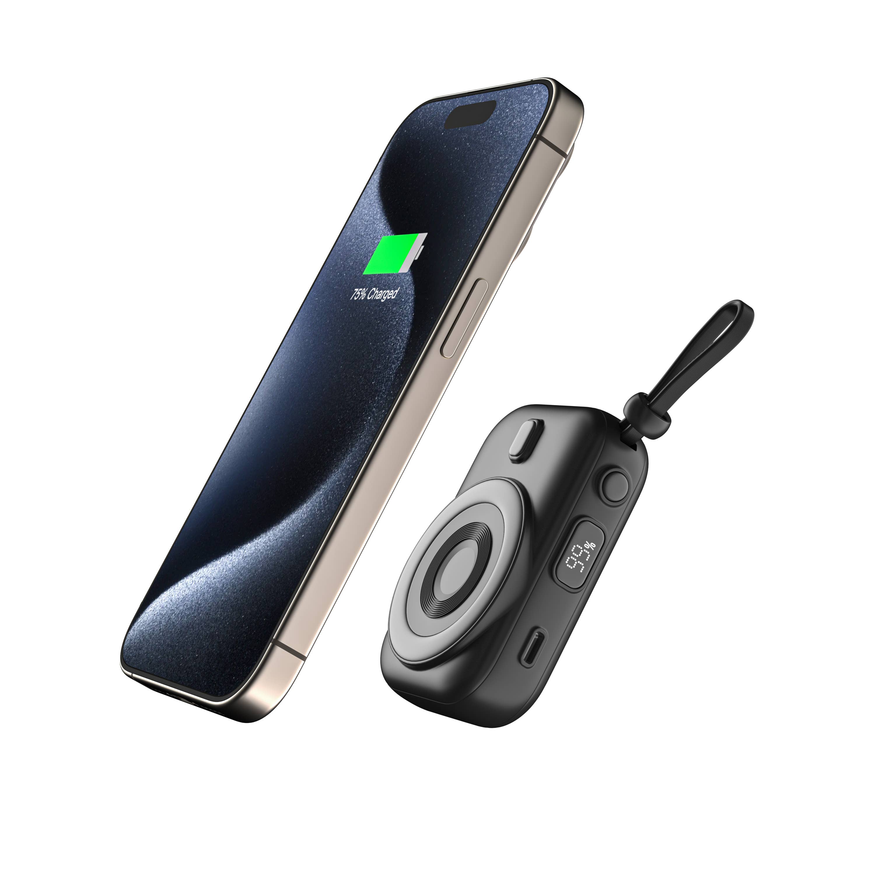 LAX Gadgets - Vente Adaptateurs secteurs - Chargeur Portable Camera Power Bank 12000mAh PD et MagSafe - Pack de Vente11