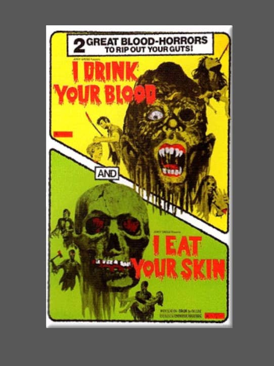 DRICK DITT BLOD ÄT DIN HUD, magnet, knapp, spegel för wholesale av Ba Ba Buttons