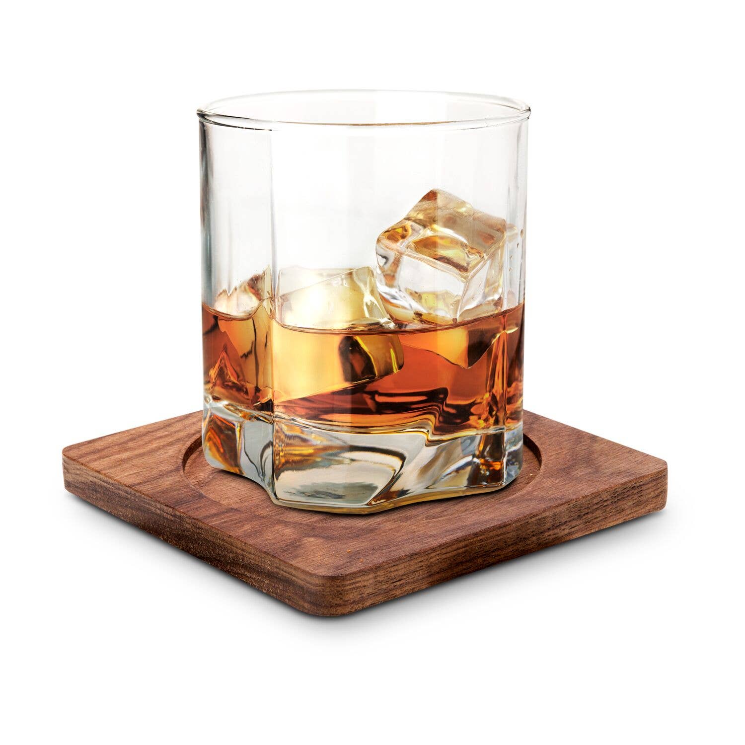 ROMINOX GmbH - Vendita all'ingrosso Sottobicchiere - Sottobicchieri ROMINOX® //Noce (set di 4)4