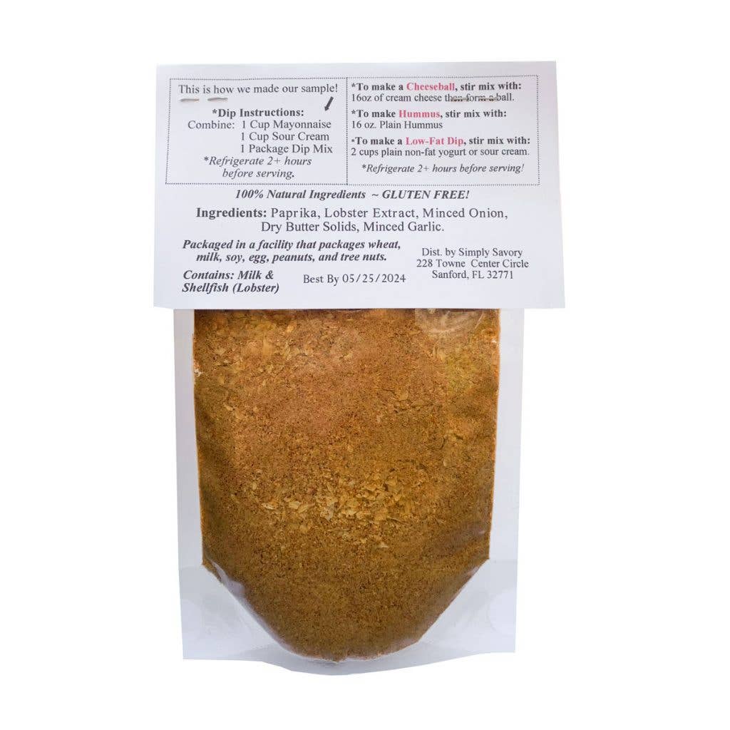 Simply Savory - Wholesale Dip - Lobster Supreme Dip Mix2