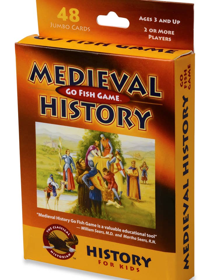 Medeltida historia Go Fish för wholesale av Classical Historian
