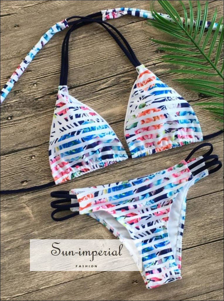 Sun Imperial - Wholesale Two Piece Swimsuit - Women's - Floral Print Bikinis new Swimwear Women Swimsuit Beach8
