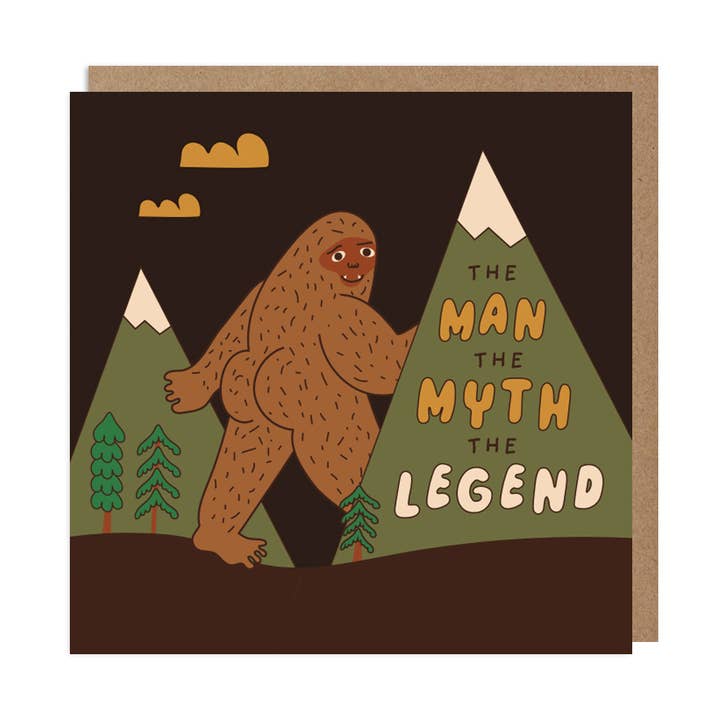Greeting Card – The Man, The Myth, The Legend for wholesale by Betiobca