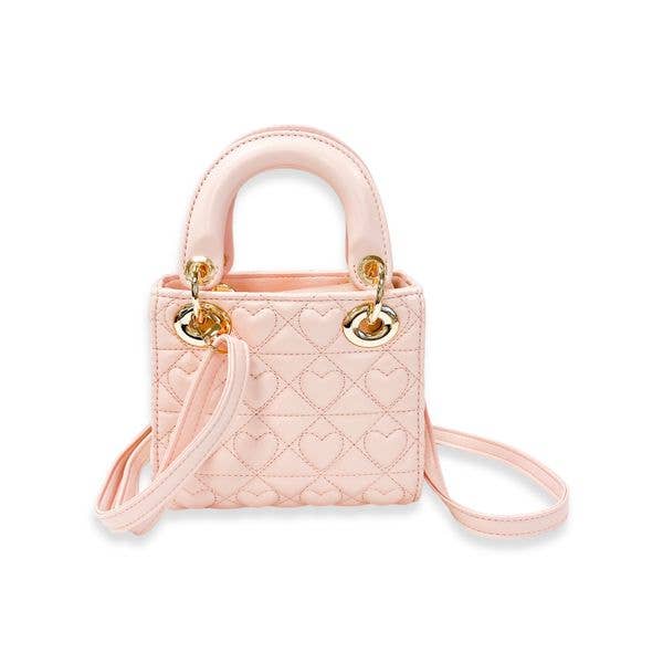 Doe a Dear - Wholesale Crossbody Bag - Kids - B1381 Heart-Quilted Bag (5 Colors)23