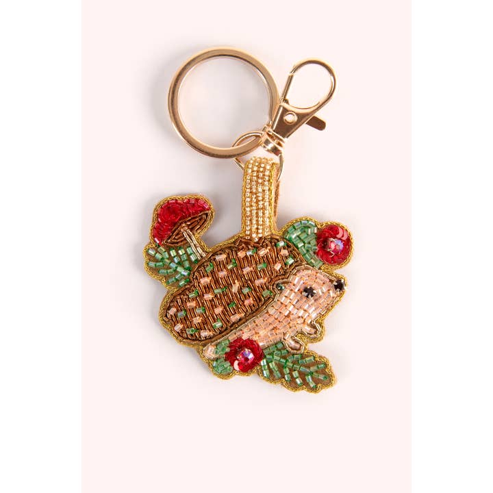 Powder Design - Europe - Wholesale Keychain - Women's - Beaded Keyrings - Hedgehog
