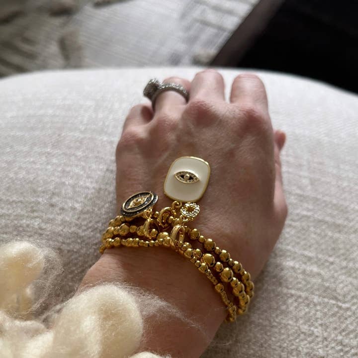 Curated By Suarez - Wholesale Beaded Bracelet - Classic Multi Mixed Beaded Waterproof Non-Tarnish Bracelets20