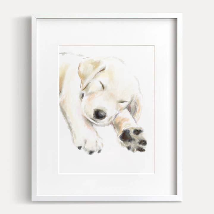 Lámina artística de cachorro | Decoración minimalista para habitación de bebé para venta al por mayor de Triple Studio