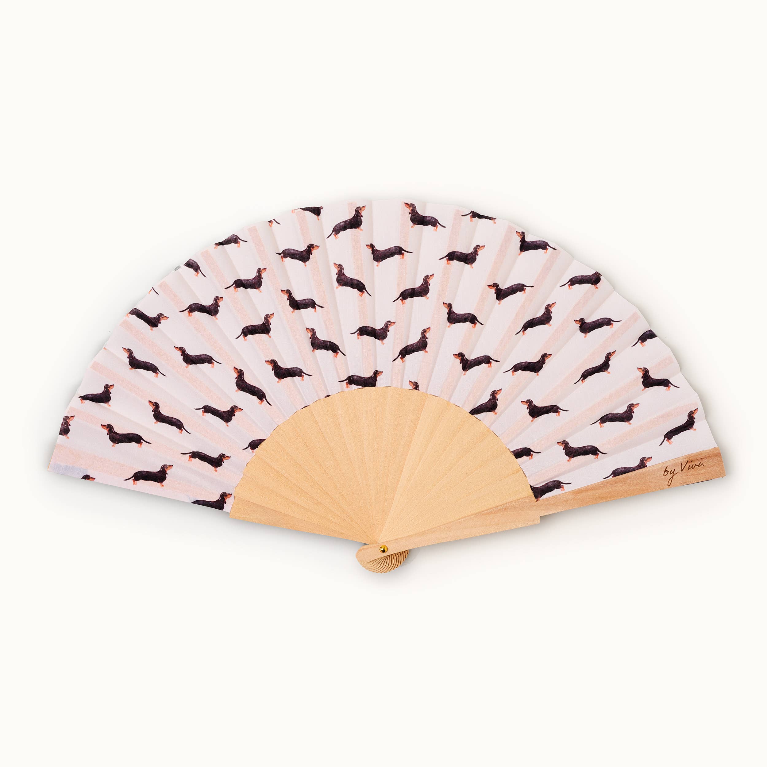 by Vivi. – Großhandel Handfächer – Fächer Dackel1