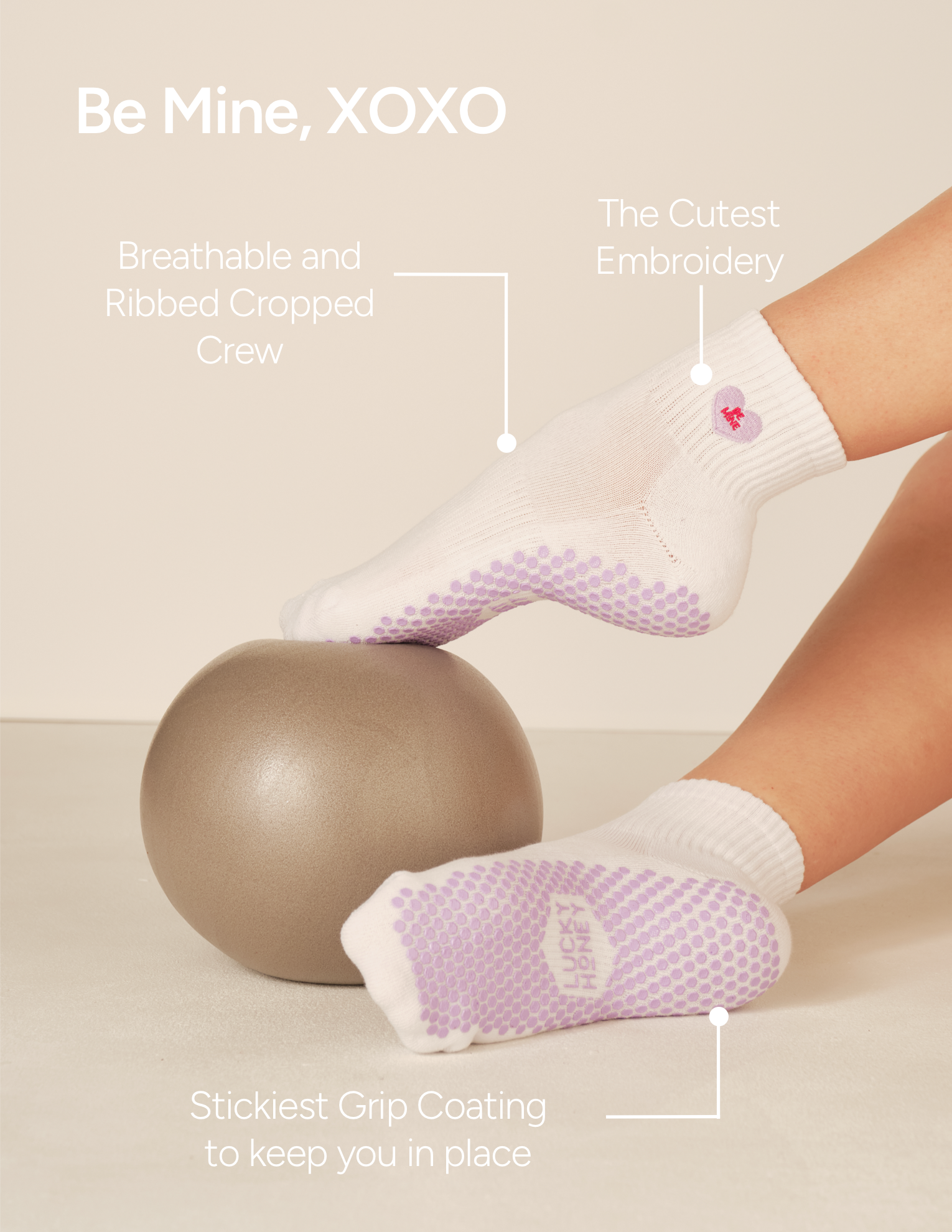 LUCKY HONEY - Wholesale Socks - Women's - The Harlow Grip Sock34