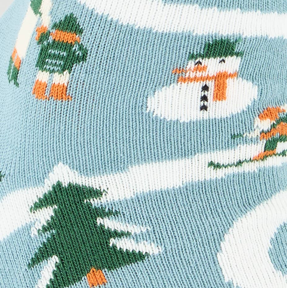 Veraluna Sustainable Clothing – Großhandel Socken - Unisex – Bio-Baumwollsocken Winterlandschaft Fair Trade1