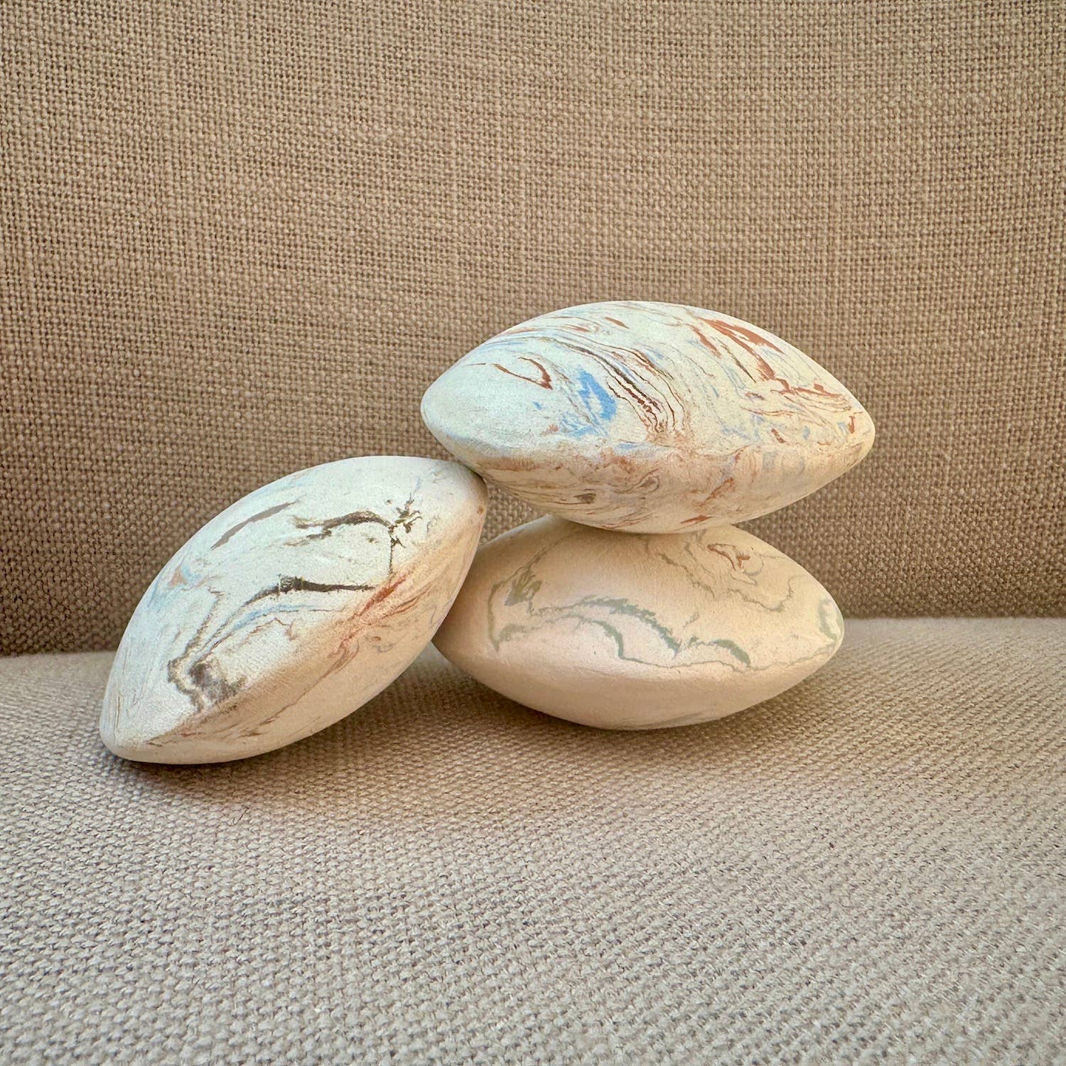 Anoq - Wholesale Reed Diffuser - Scented oil diffuser, colored pebble Natural clay.6