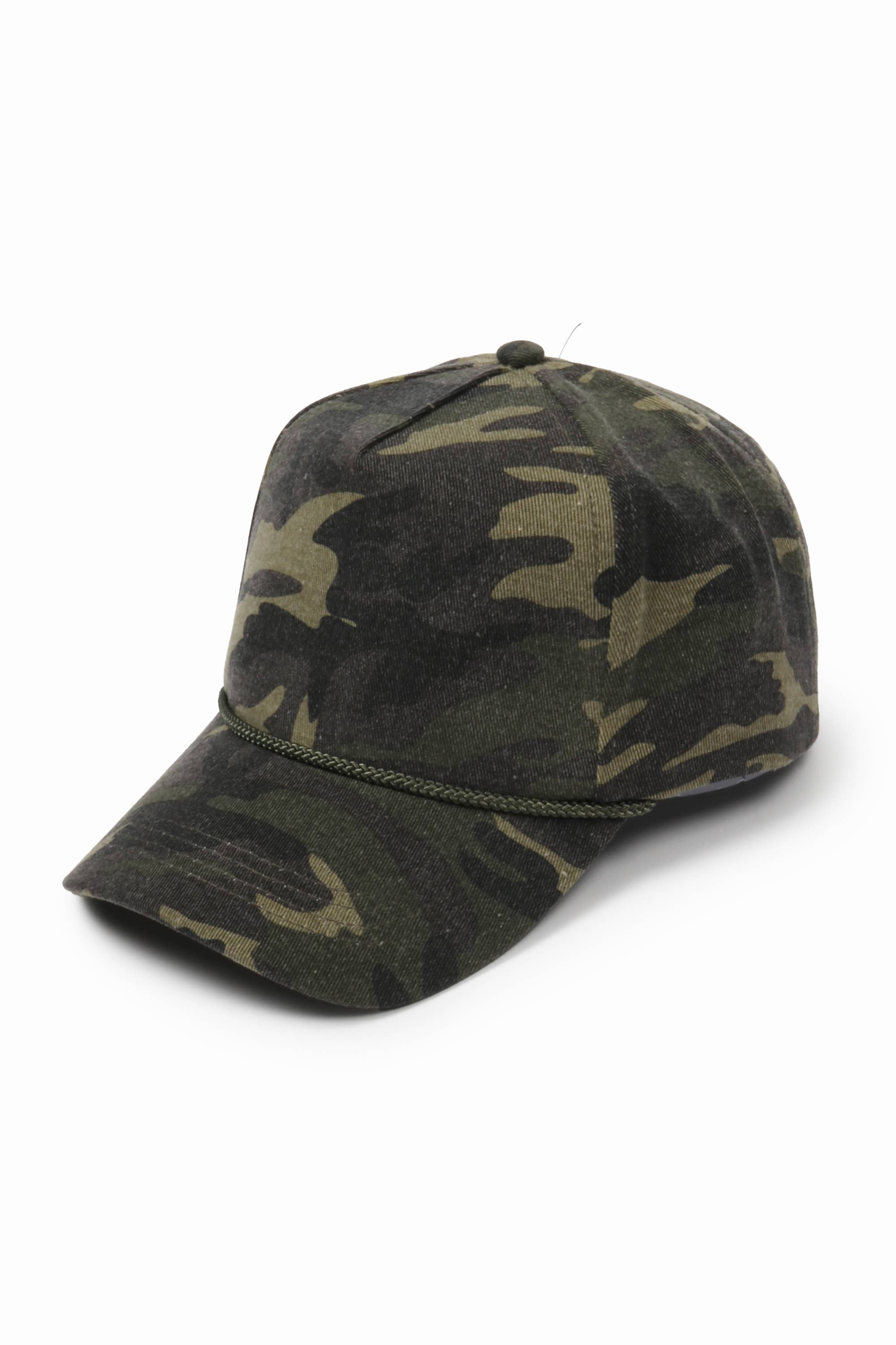 CAMO PRINT 5 Panel Blank Cap for wholesale on Faire1