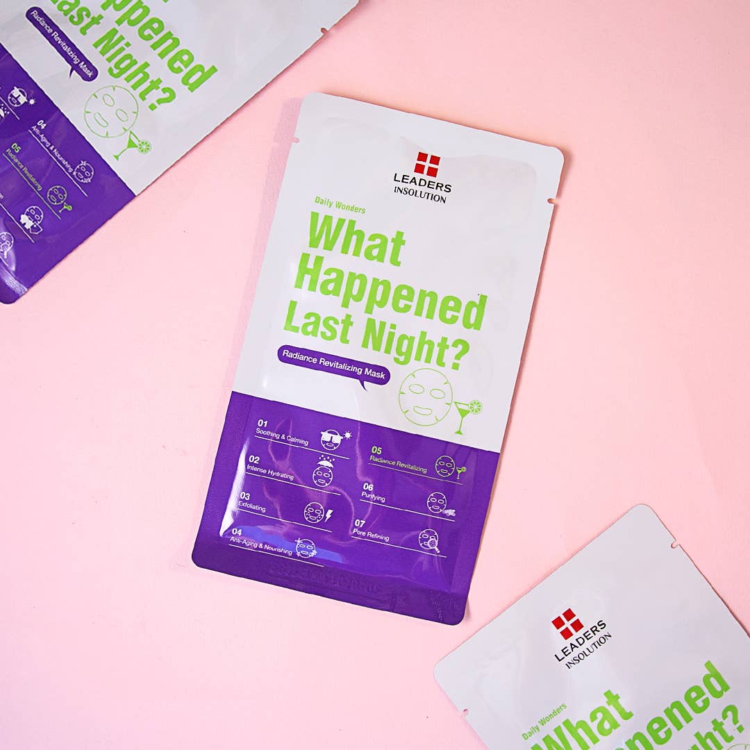 Leaders Cosmetics USA - Wholesale Skincare Face Mask - Daily Wonders What Happened Last Night? Mask7
