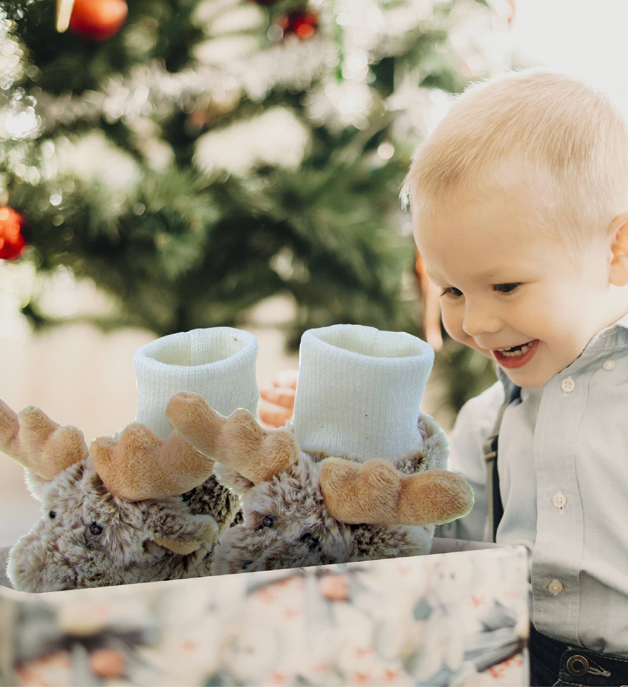 Cota Global - Wholesale Stuffed/Plush Toy - Kids & Baby - Super Soft Plush Baby Shoes - Moose6