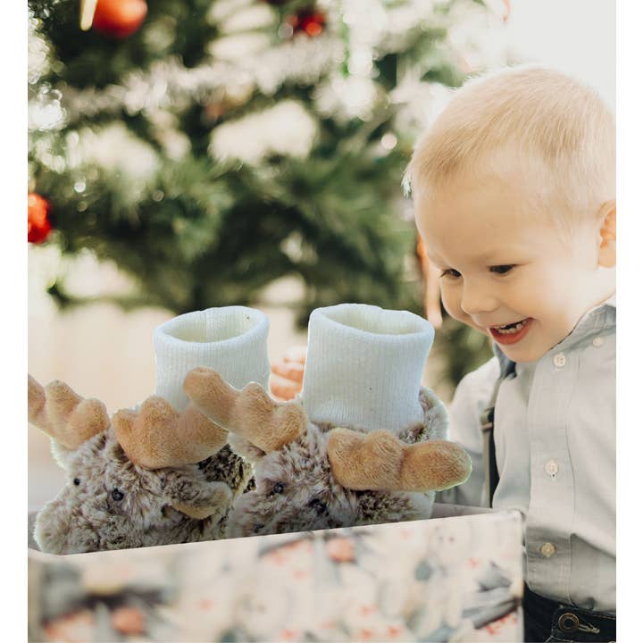 Cota Global - Wholesale Stuffed/Plush Toy - Kids & Baby - Super Soft Plush Baby Shoes - Moose6