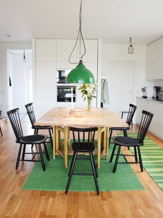 Flip matta, grön/ljusgrön 150x220 cm för wholesale av Sofie Sjöström Design