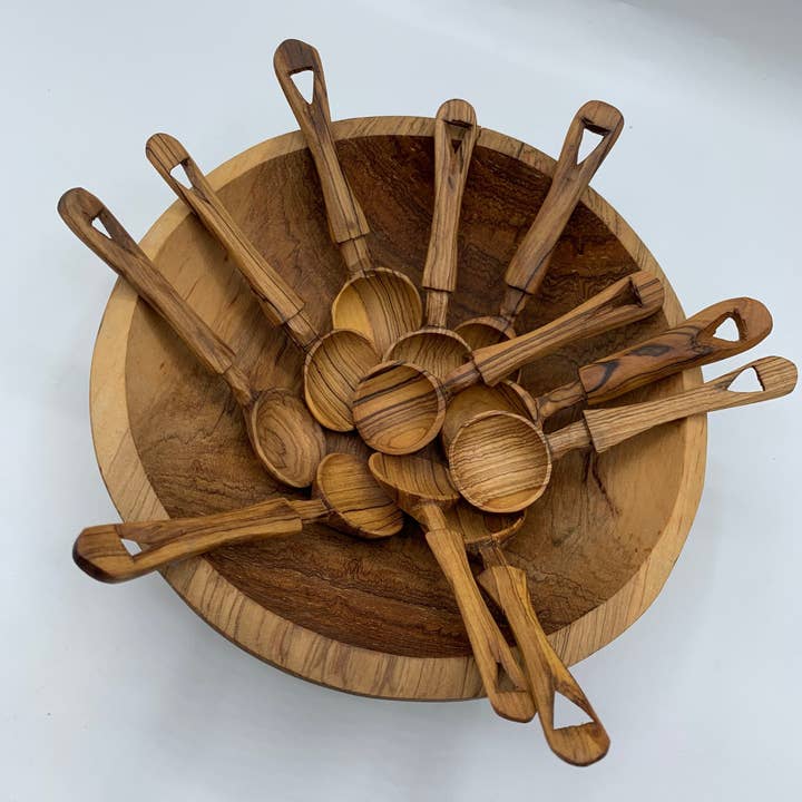 KENYAN SAFARI DESIGNS - Wholesale Table Spoon (Cutlery) - Wooden Tea Spoons - Good for Decoration1
