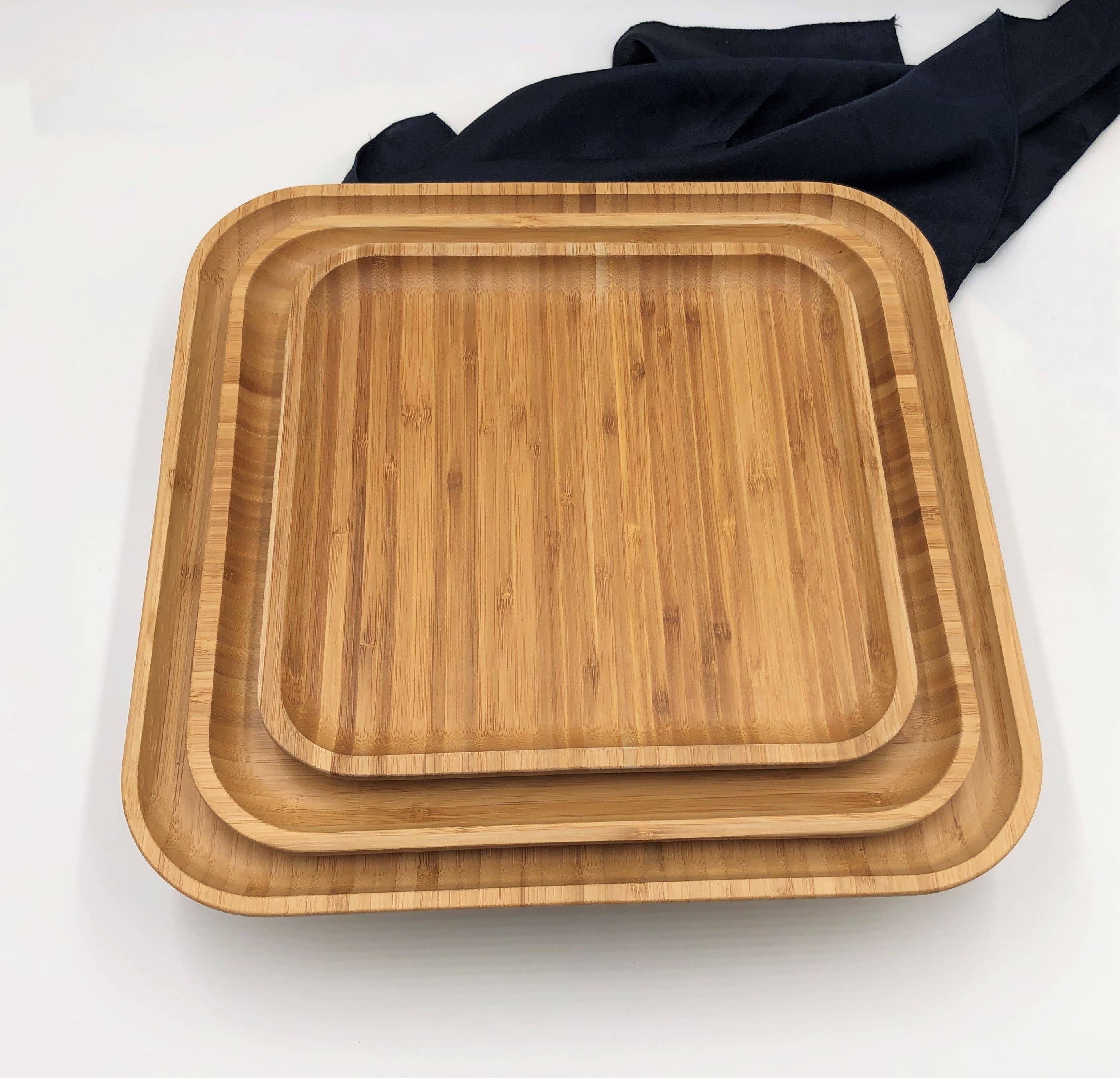 WILMAX USA - Wholesale Dinnerware Set - Square Bamboo and Fine Porcelain Contemporary Dinnerware Set2