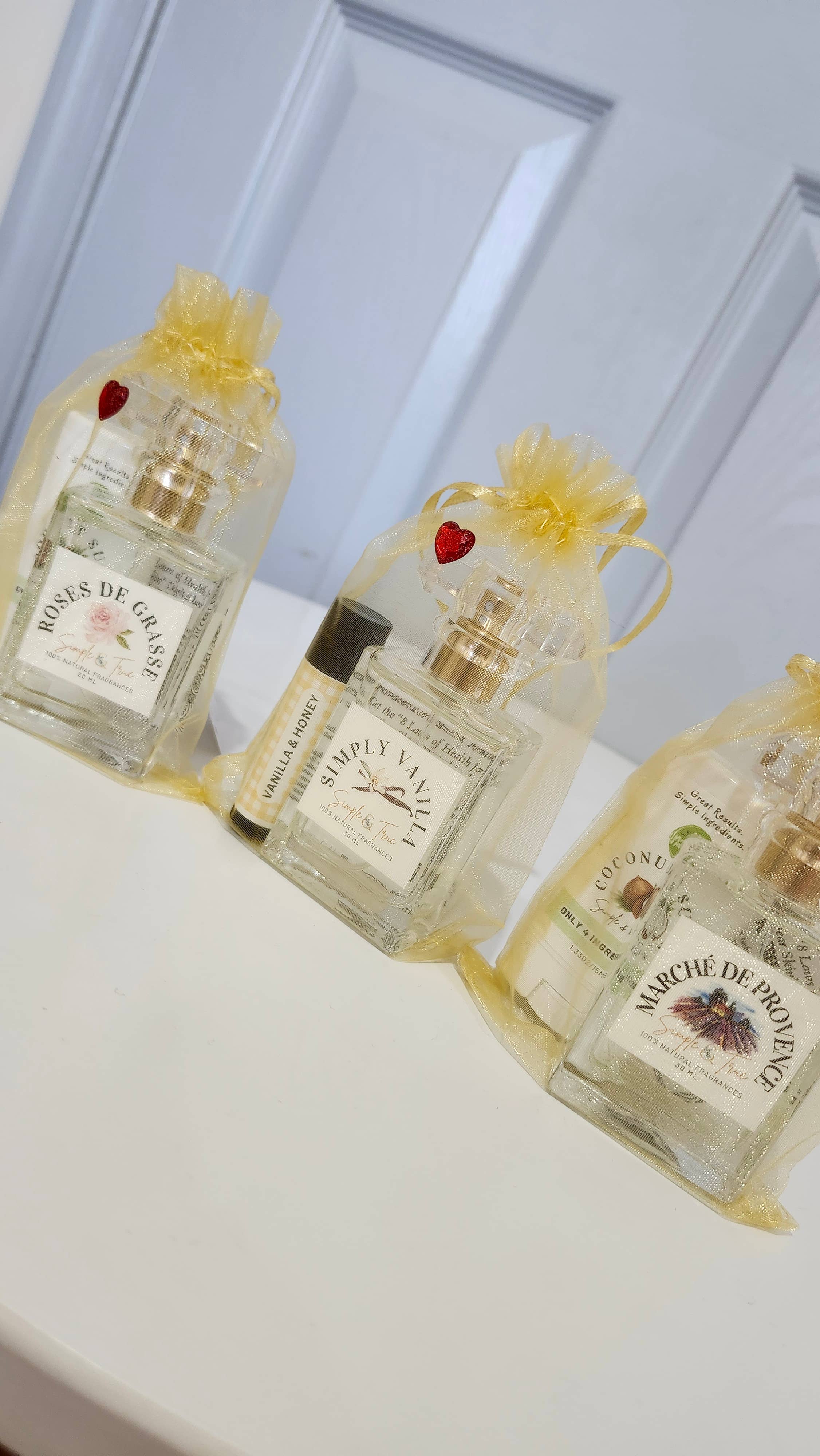 Simple & True - Wholesale Perfume/Eau de Toilette - South of France Inspired - All Natural Perfume Set4