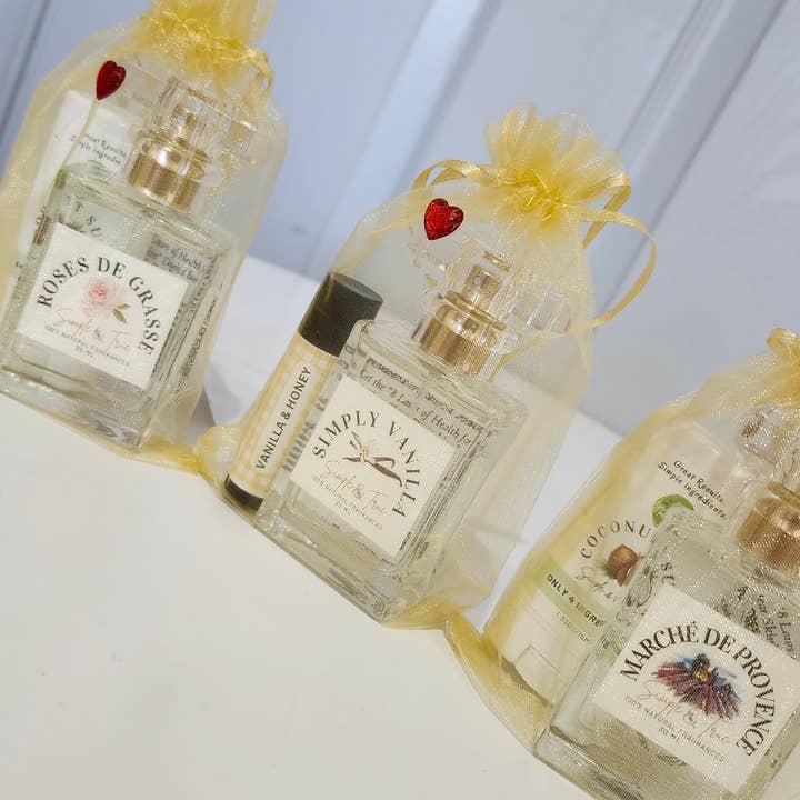Simple & True - Wholesale Perfume/Eau de Toilette - South of France Inspired - All Natural Perfume Set4