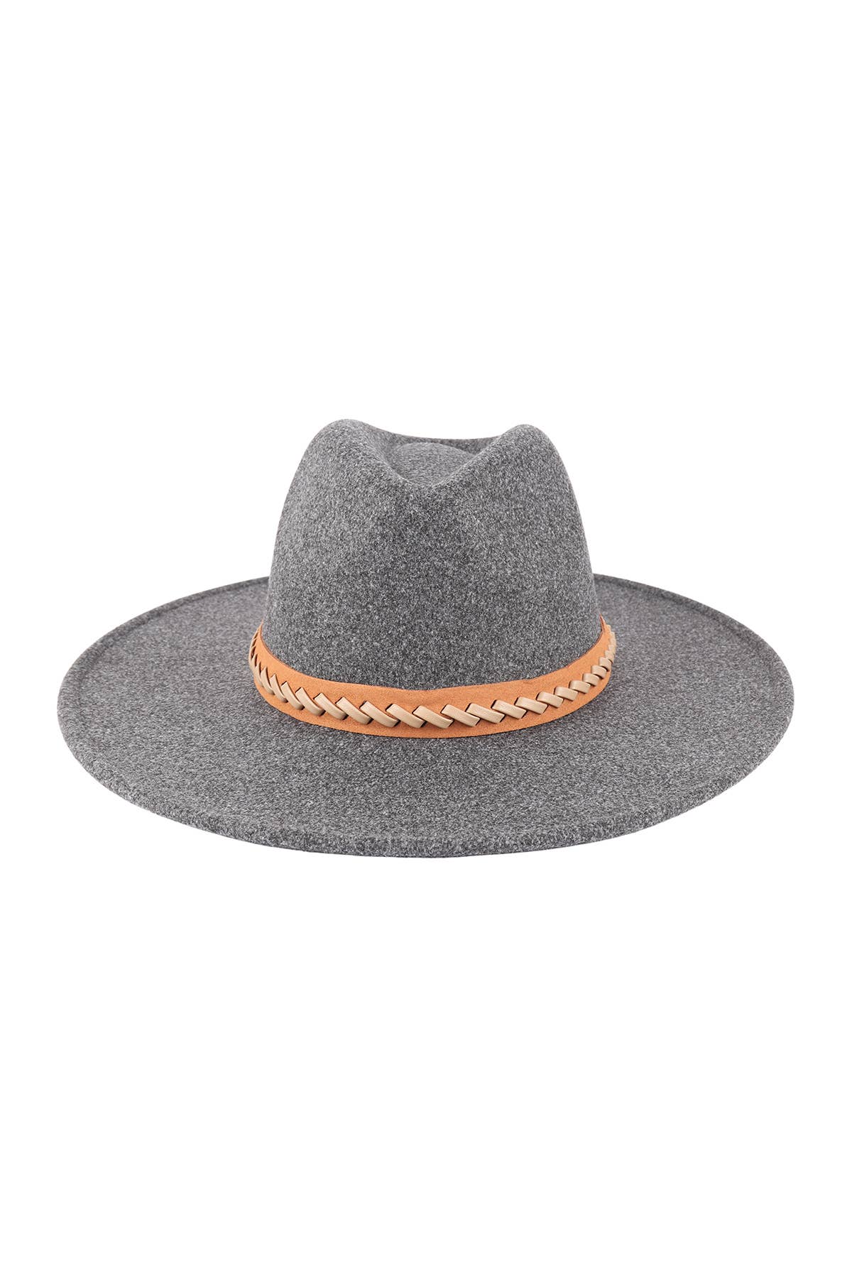 MYS Wholesale Inc - Wholesale Fedora - Women's - Felt Fashion Brim Hat With Leather Braided29