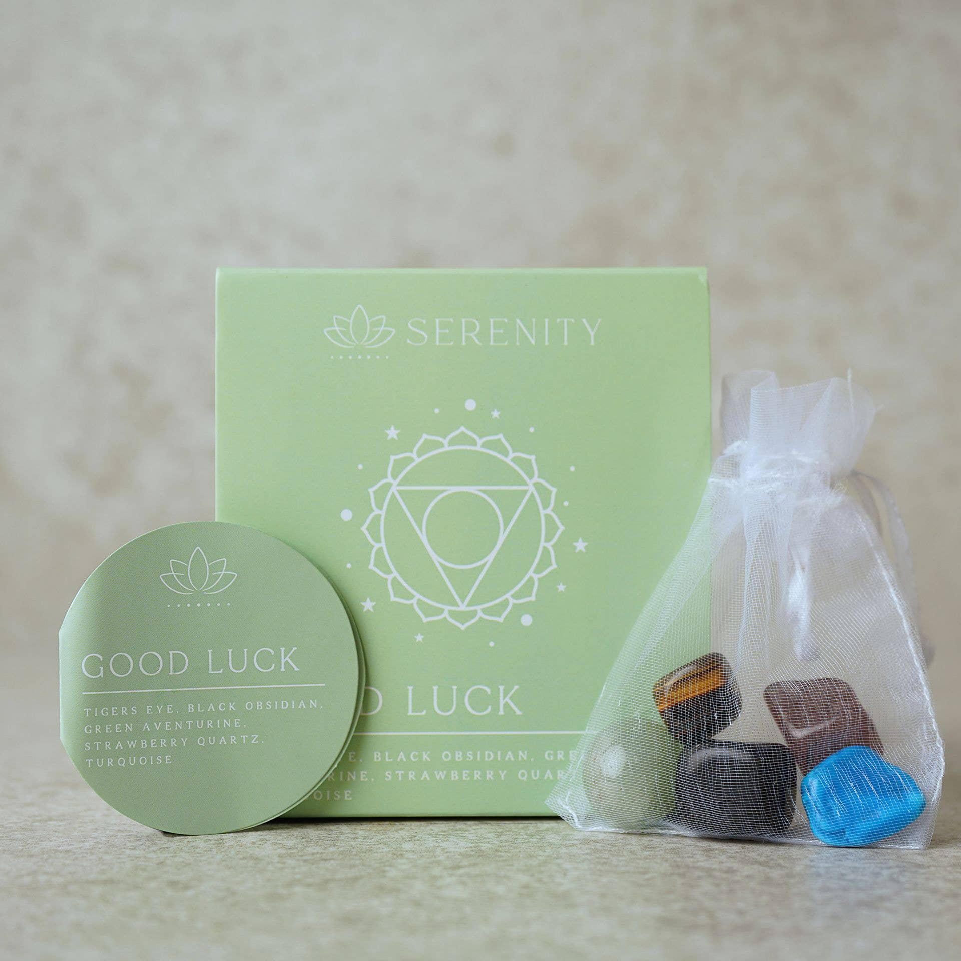 WIDDOP and Co. - Wholesale Ornament - **ASTD MULTI 24** Serenity Wellbeing Crystal Collection CDU7